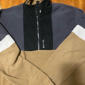Mens Volcom fleece 1/4 zip